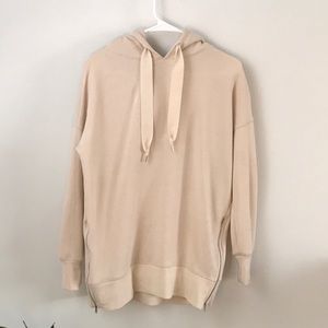 Arie from American Eagle oversized cream hoodie